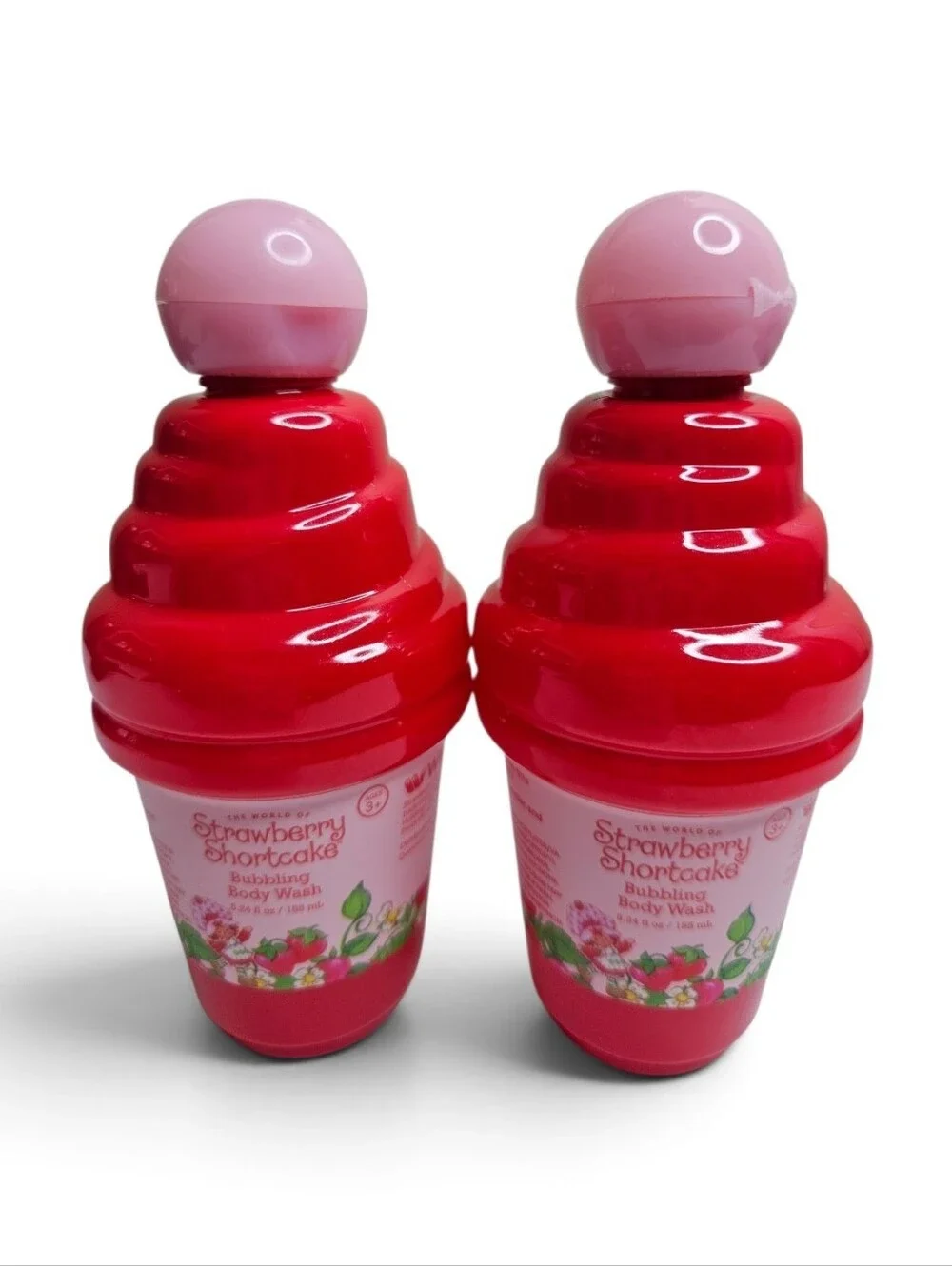 THE WORLD OF STRAWBERRY SHORTCAKE BUBBLING BODY WASH 2x